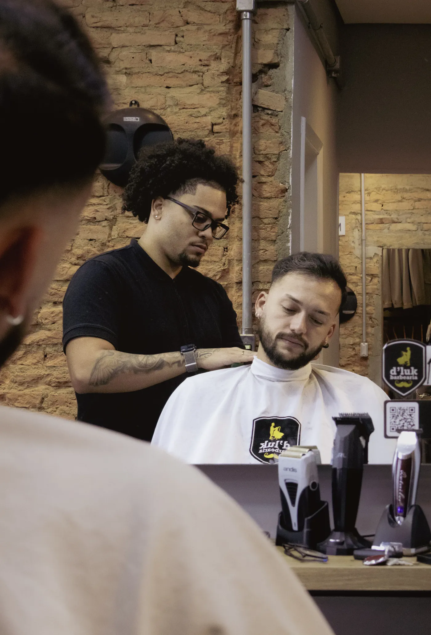 Bancada de barbearia
